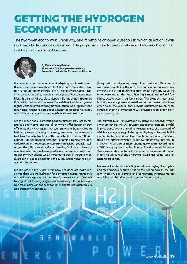 HotCool Magazine - Getting the Hydrogen Economy Right Cover