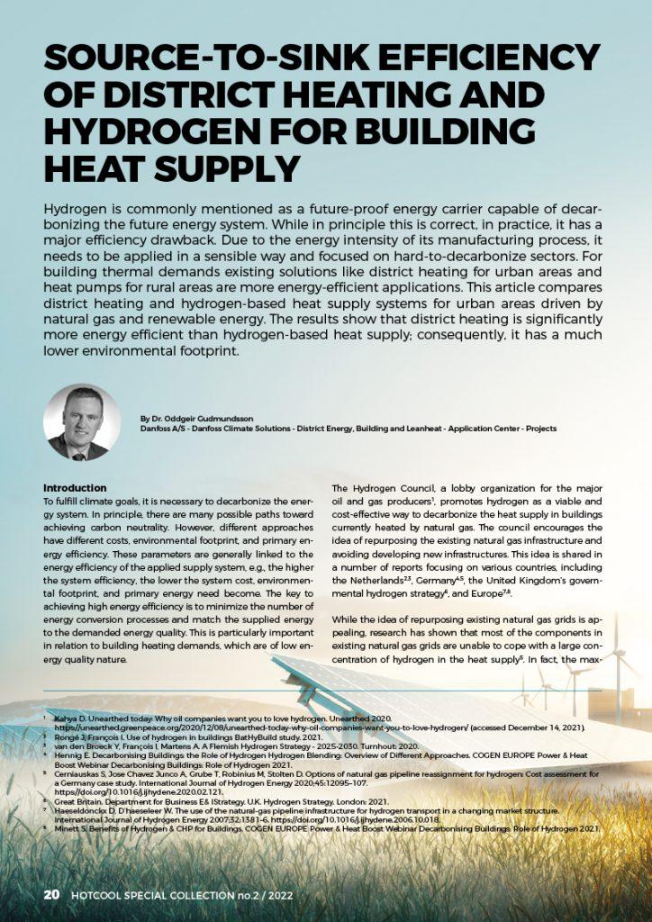 HotCool Magazine - Source to Sink Efficiency Cover