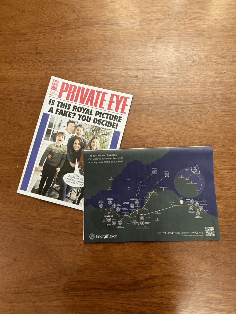 Private Eye Advert - The East Lothian Question