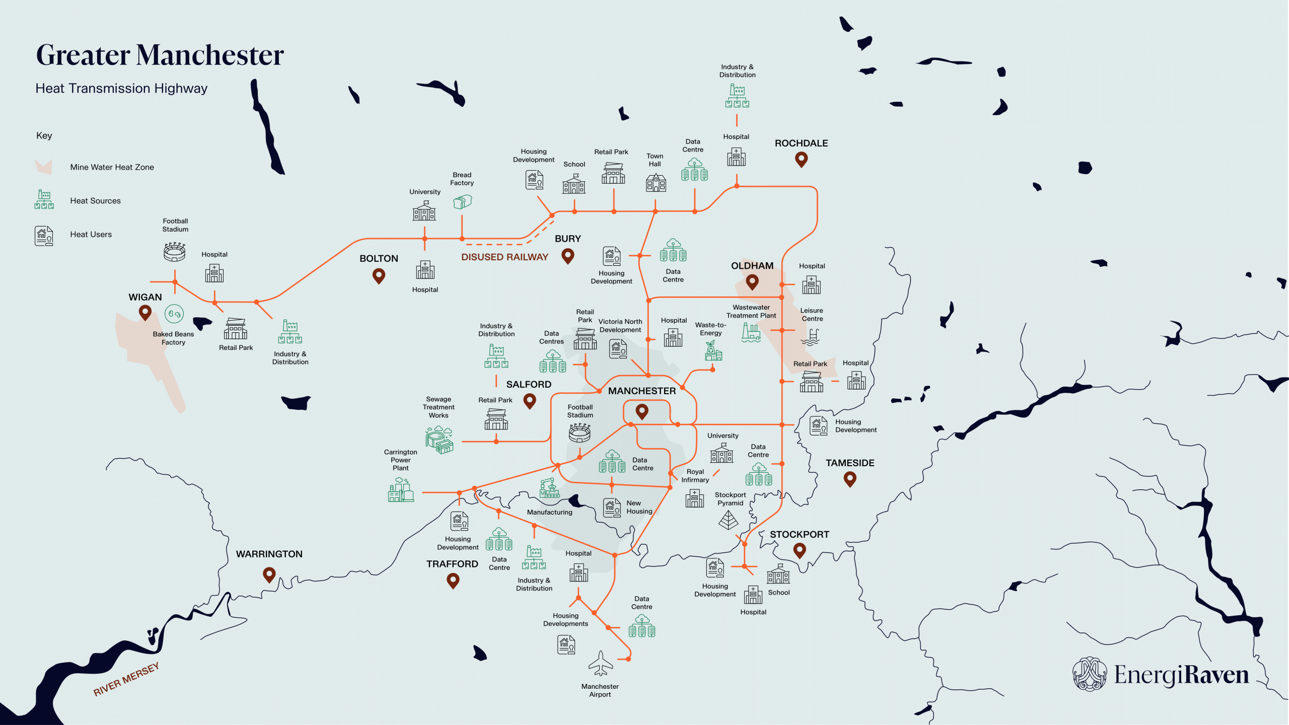 Greater Manchester Map HH